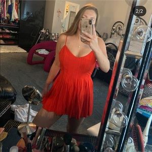Red romper